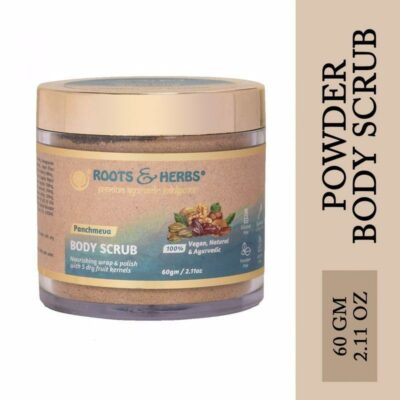 Panchmeva Skin Polishing Body Scrub Powder Nourishing Wrap & Polish With 5 Dry Fruit Kernels (all Skin Types)