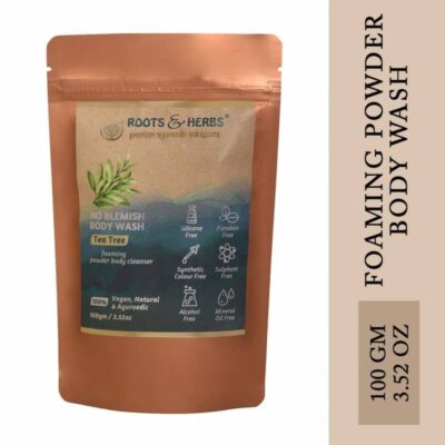 Tea Tree No Blemish Body Wash Mild Foaming Powder Body Cleanser (all Skin Types)