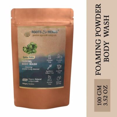 Gotu Kola Fairing Body Wash Mild Foaming Powder Body Cleanser (all Skin Types)