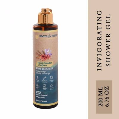 Shvet Chandan & Saffron Body Cleanser Invogarating & Calming Shower Gel (all Skin Types)
