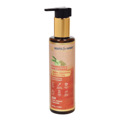 Indian Gooseberry & Green Clay Foaming Kid’s Hair Cleanser Traditional Clay Based Foaming Shampoo (all Hair Types)